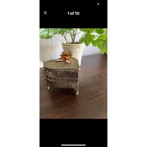 Vintage Metal Trinket Heart